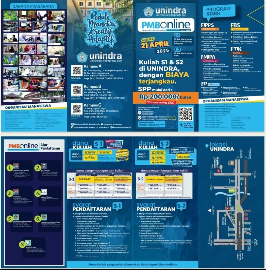 gambar biaya Universitas Indraprasta PGRI