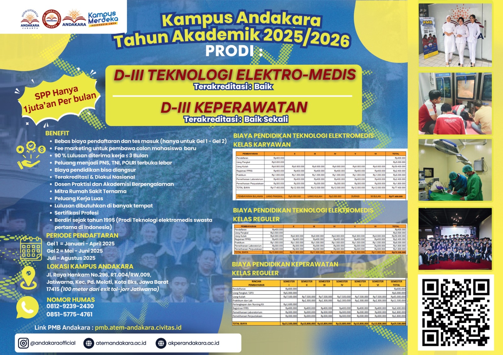 gambar biaya Akademi Teknik Elektromedik Andakara