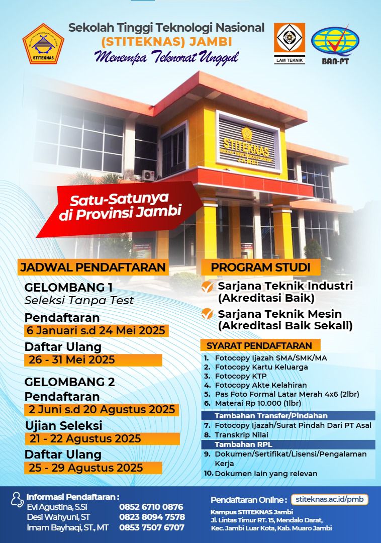 gambar biaya Sekolah Tinggi Teknologi Nasional Jambi