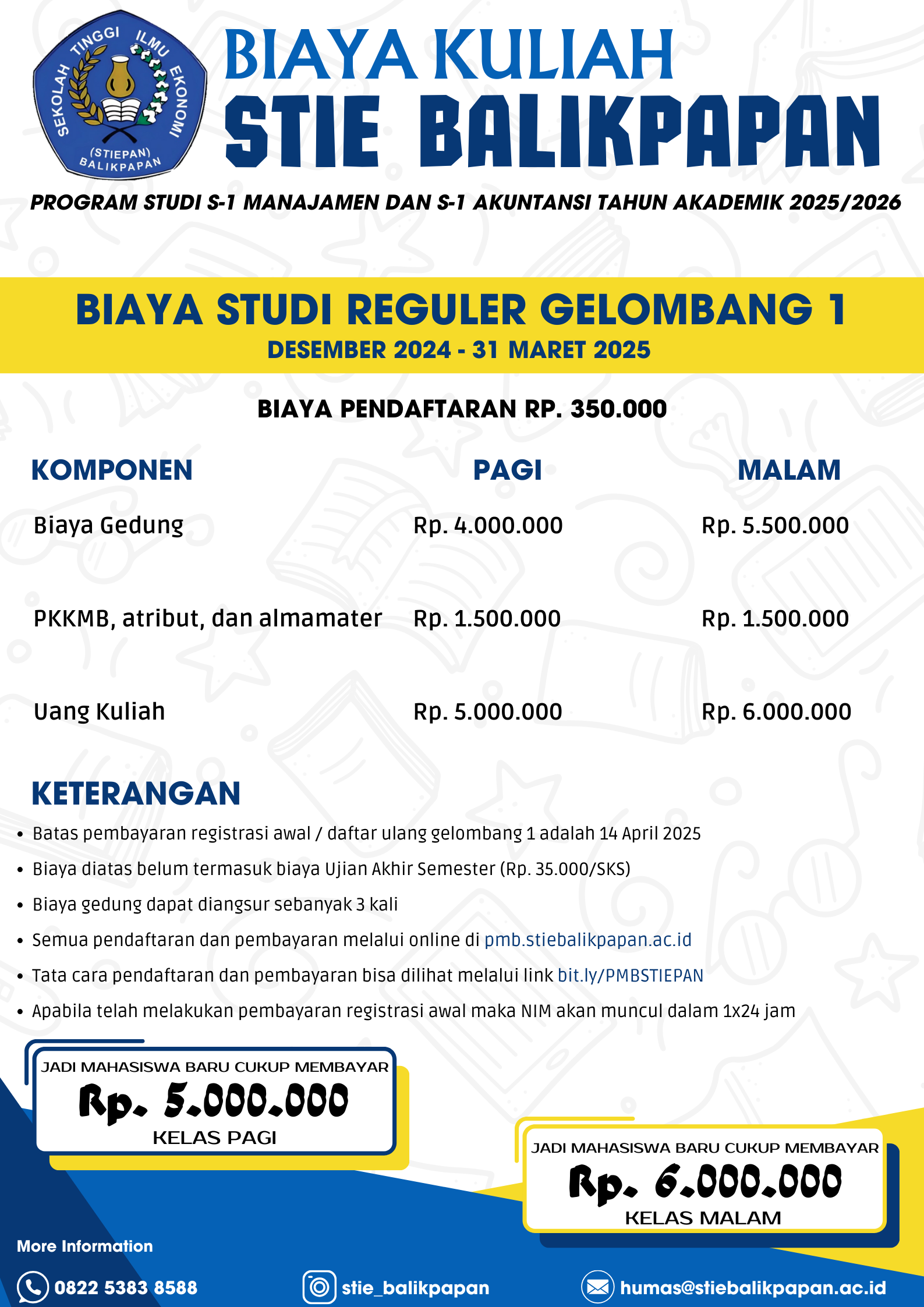 gambar biaya Sekolah Tinggi Ilmu Ekonomi Balikpapan