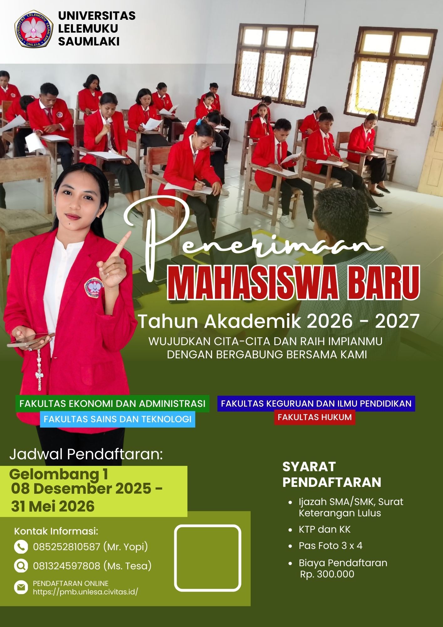 gambar biaya Unversitas Lelemuku Saumlaki