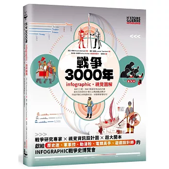 戰爭3000年【infographic・視覺圖解】:60大主題,250+個視覺資訊設計圖,從拉美西斯的卡疊石之戰到俄烏戰爭,快速掌握全球地緣政治、軍備競賽發展史
