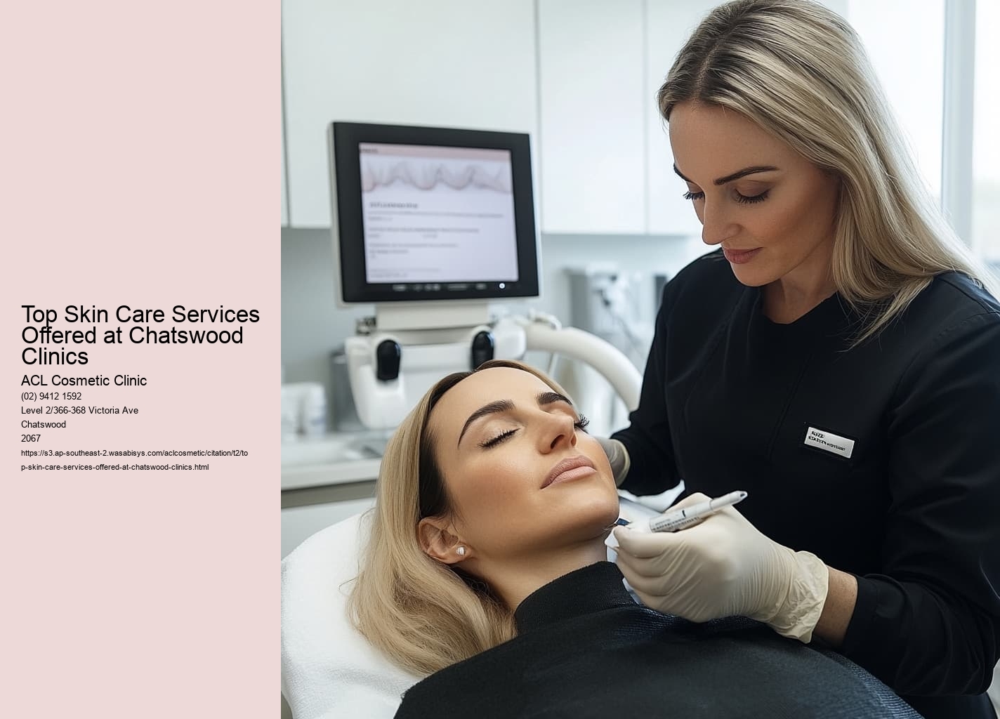 Top Skin Care Services Offered at Chatswood Clinics
