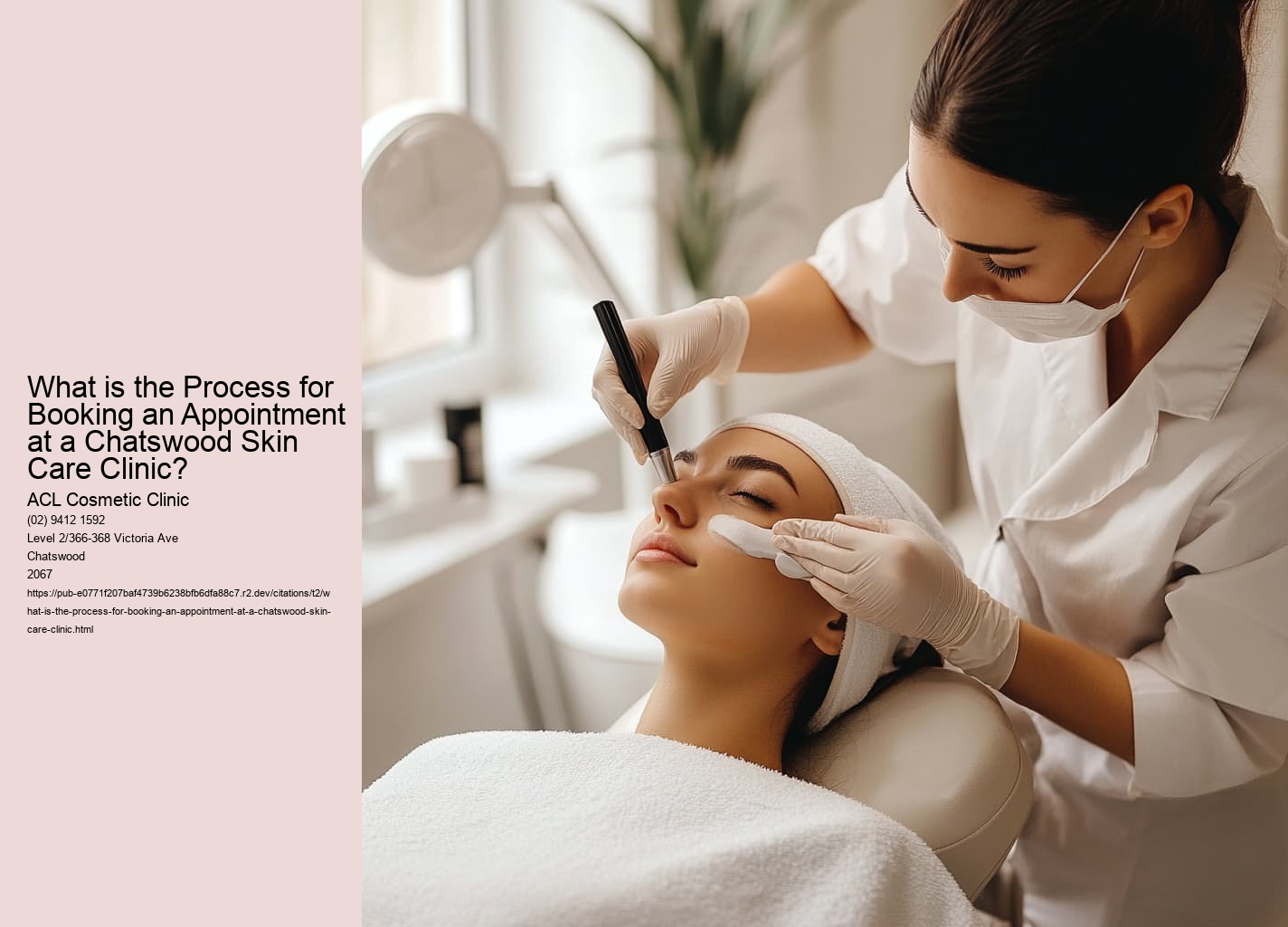 What is the Process for Booking an Appointment at a Chatswood Skin Care Clinic?