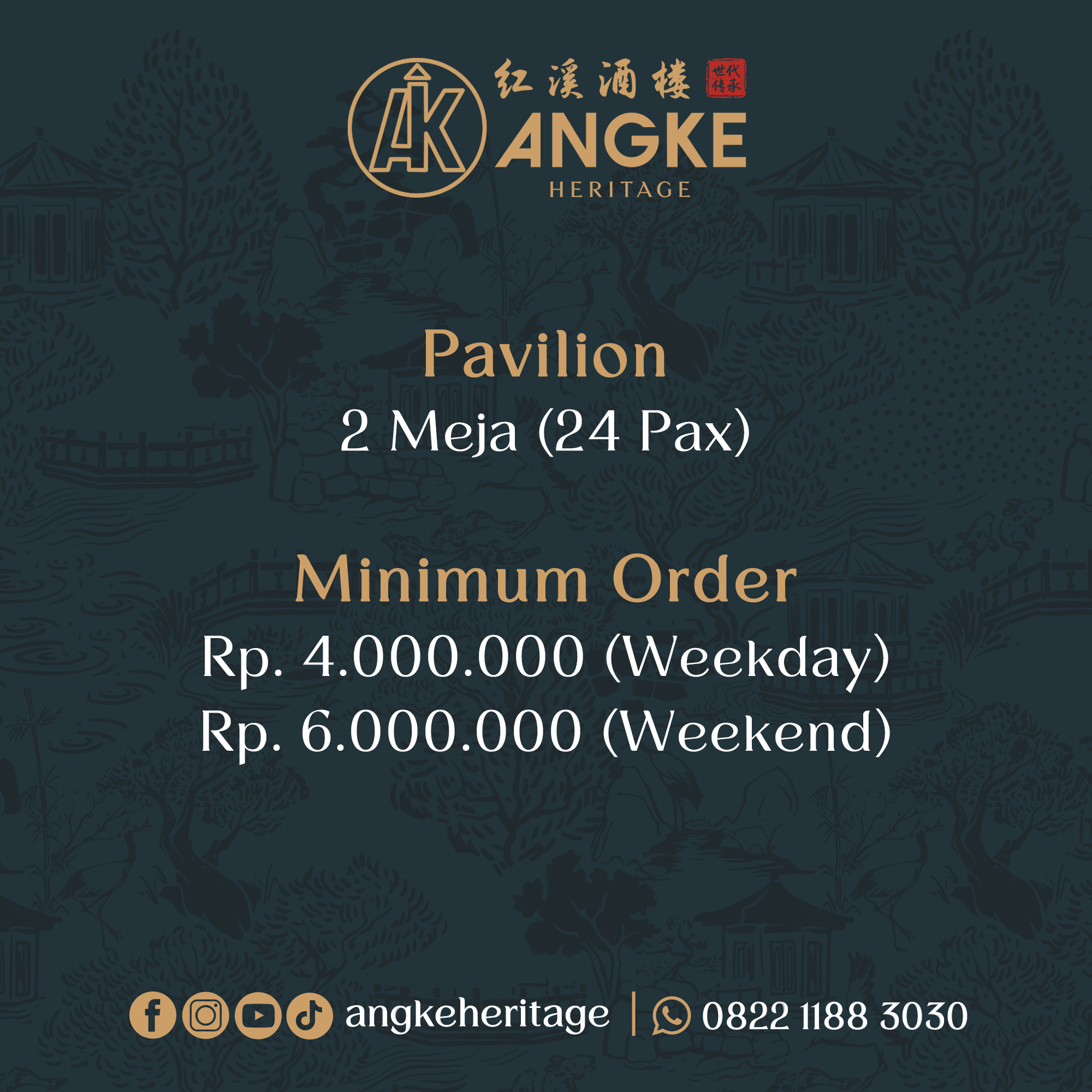 pavilion ( 2 meja / 24 pax ) Image