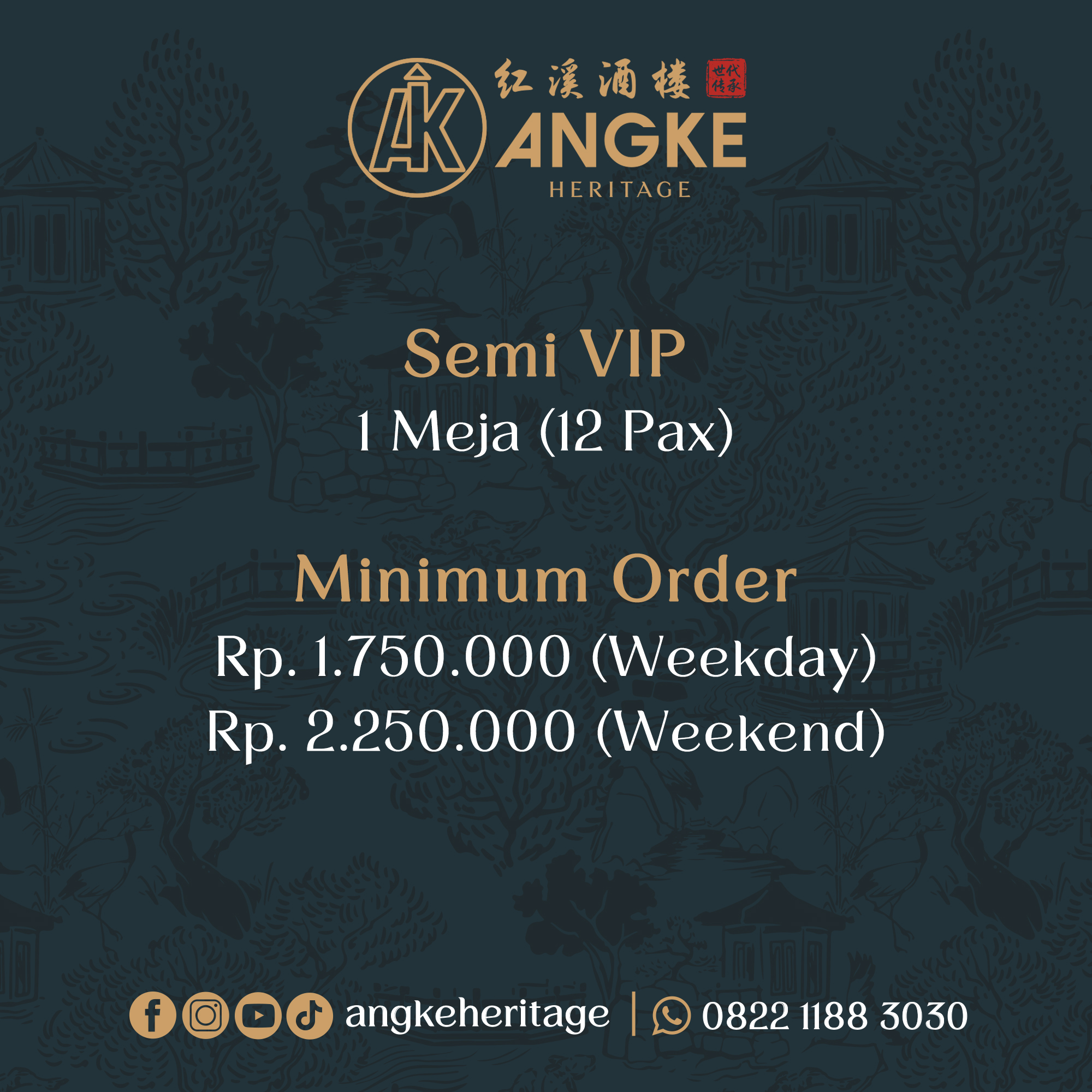 Semi VIP ( 1 meja / 12 pax ) Image