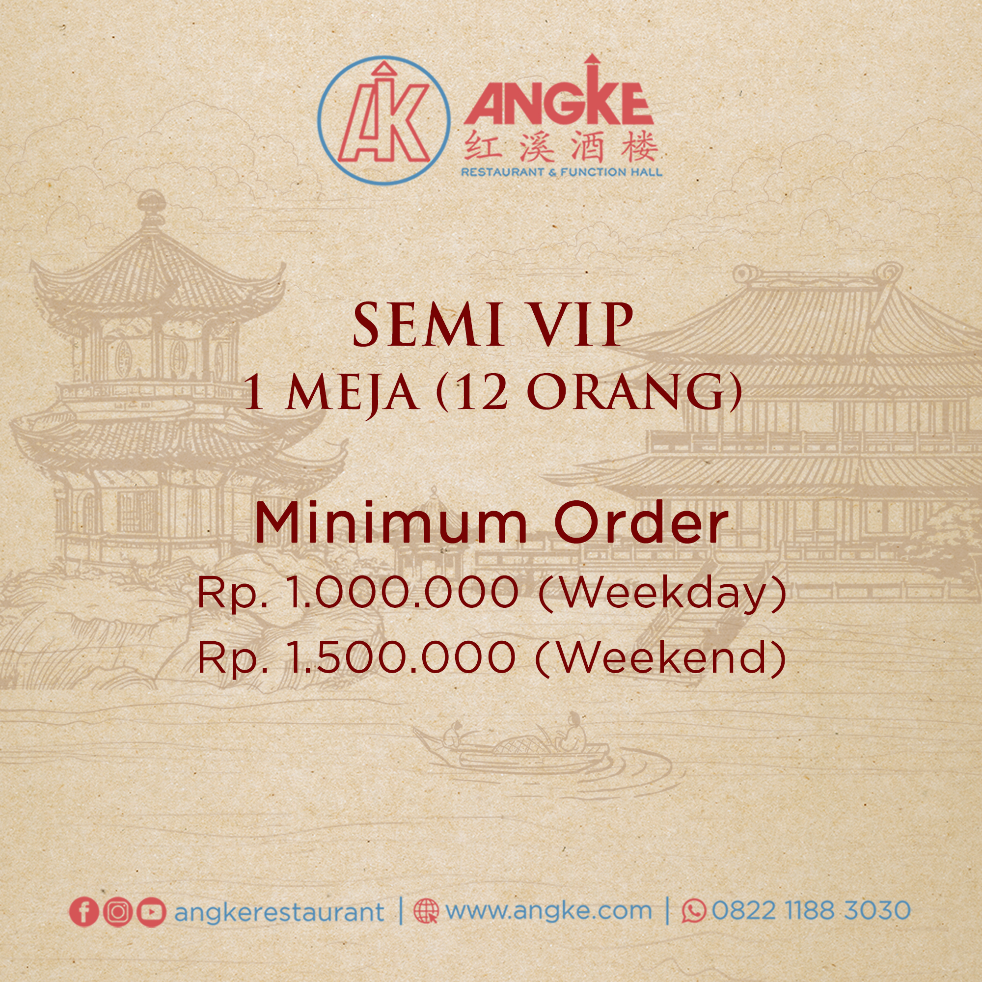 Semi VIP ( 1 meja / 12 pax ) Image