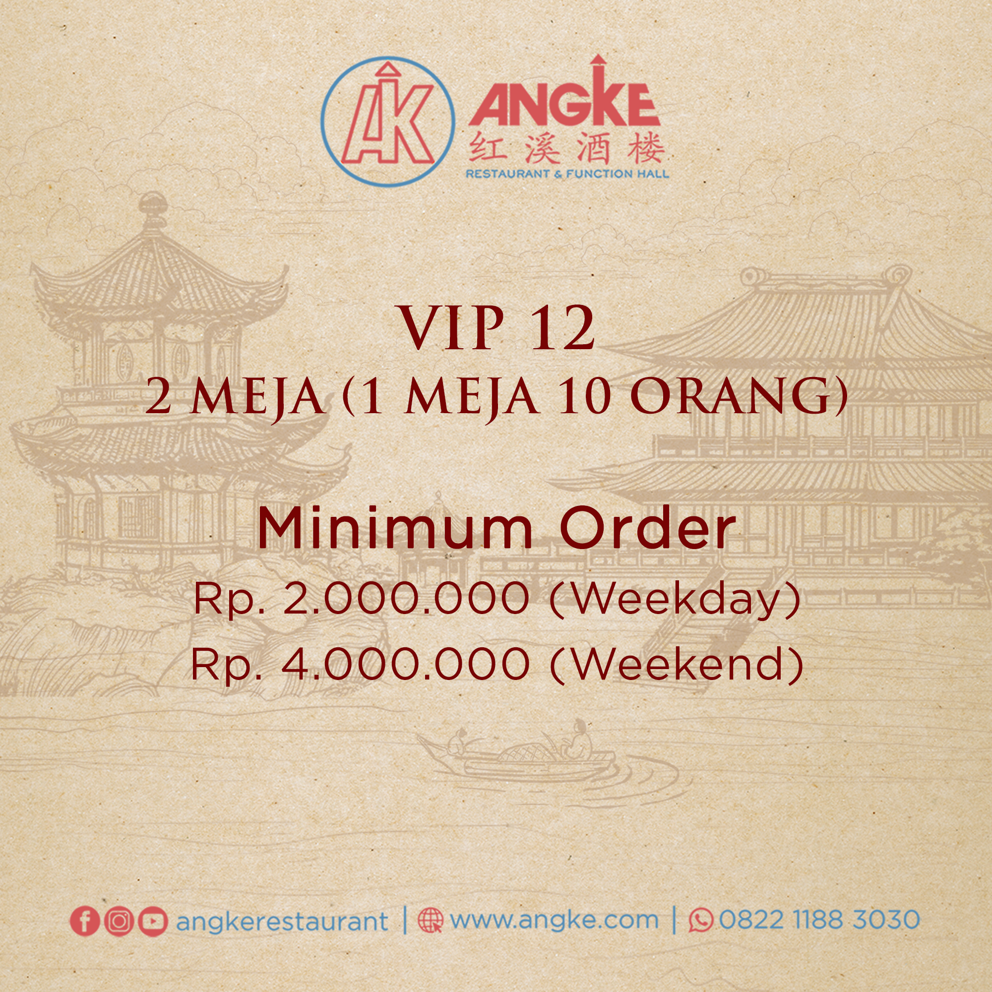 vip 12 ( 2 meja / 20 pax ) Image