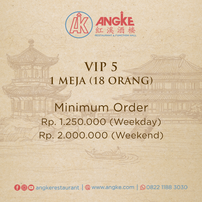 VIP 5 ( 1 meja / 18 pax ) Image