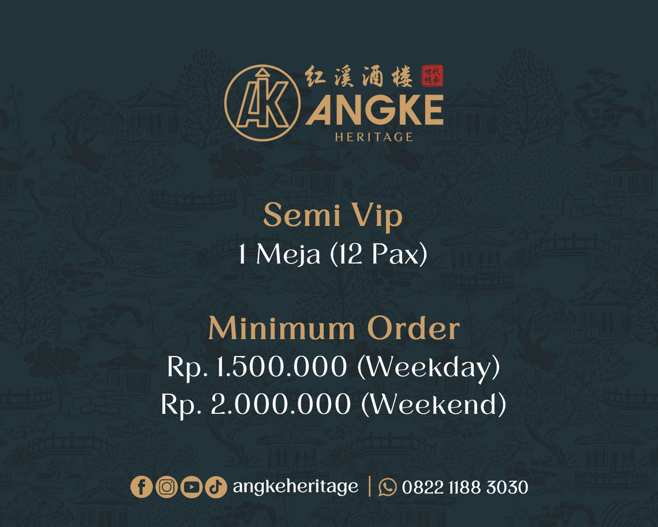 Semi VIP ( 1 meja / 12 pax ) Image
