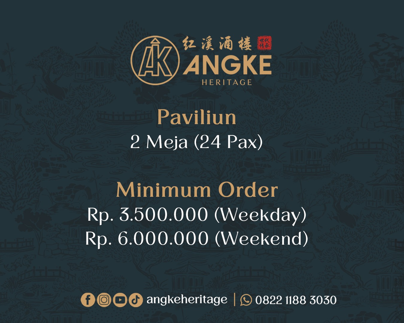 pavilion ( 2 meja / 24 pax ) Image