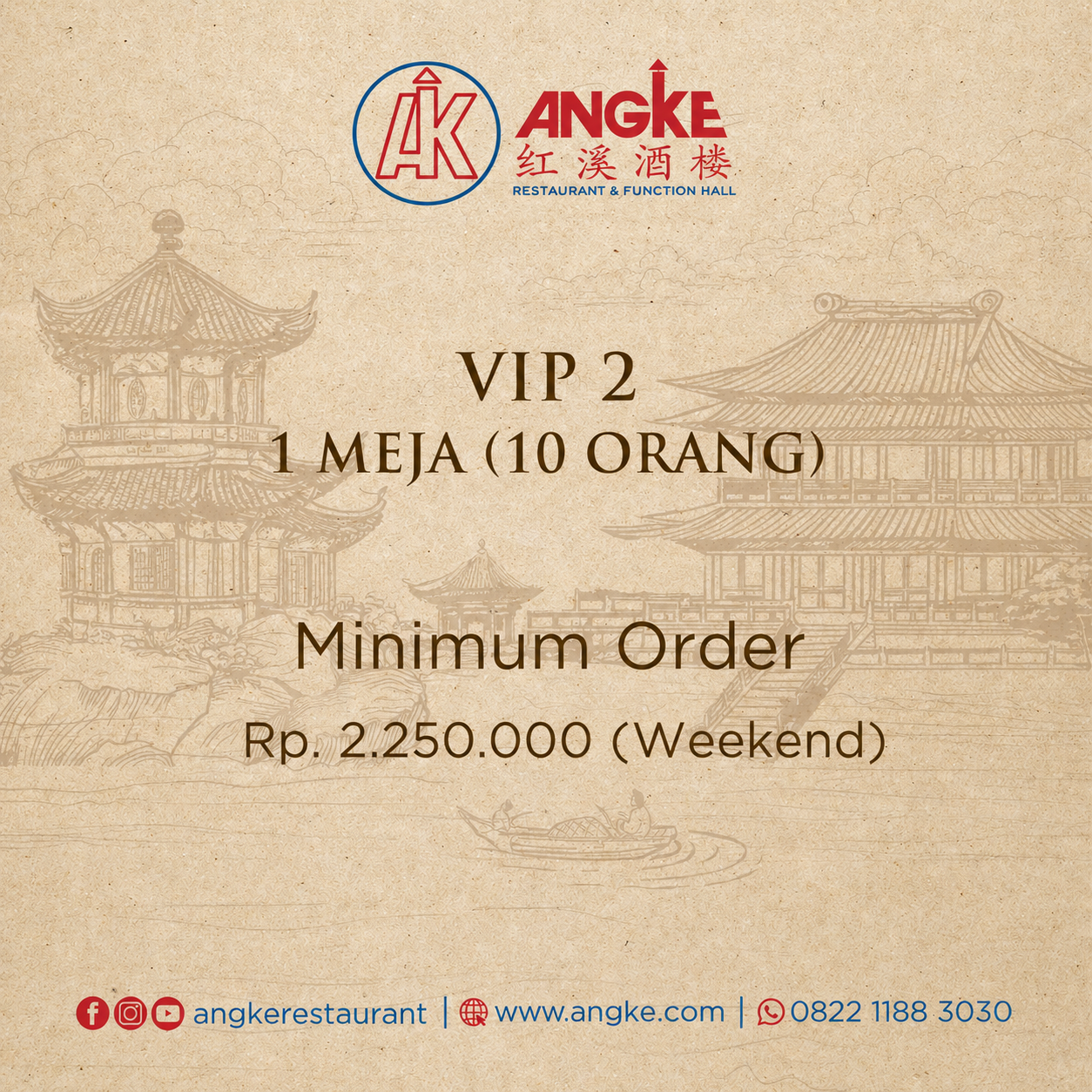 VIP 2 ( 1 meja / 10 pax ) Image