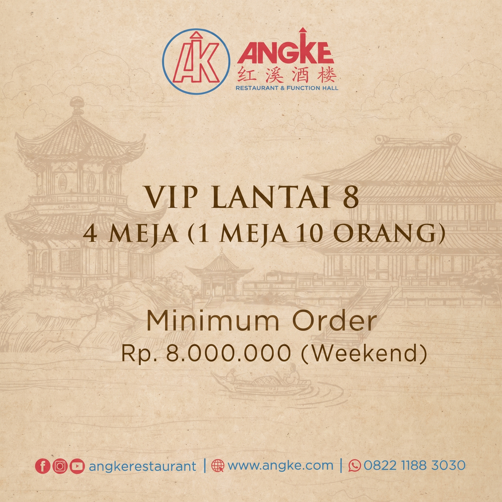 VIP Lt 8 ( 4 meja / 40 pax ) Image