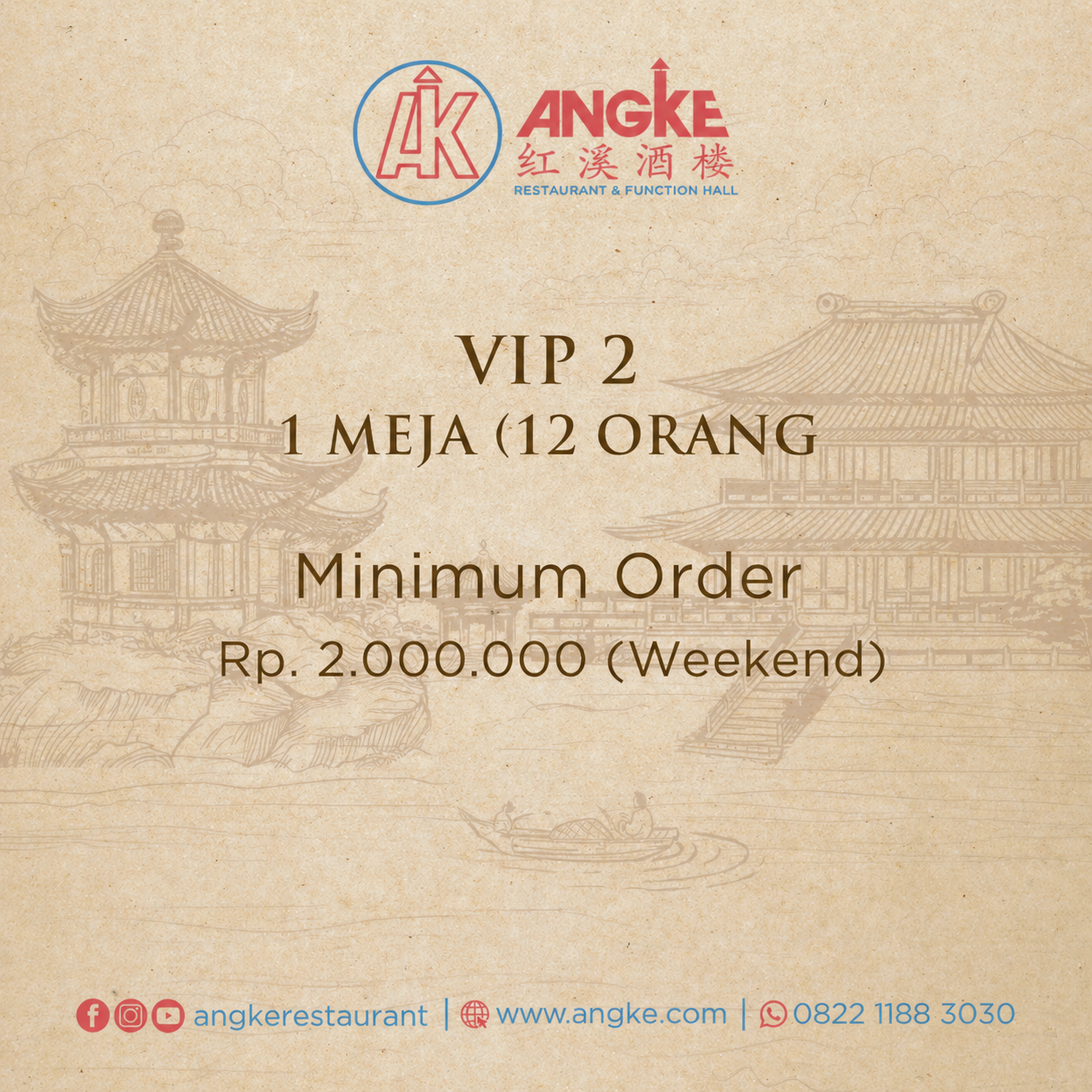 VIP 2 ( 1 meja / 12 pax ) Image