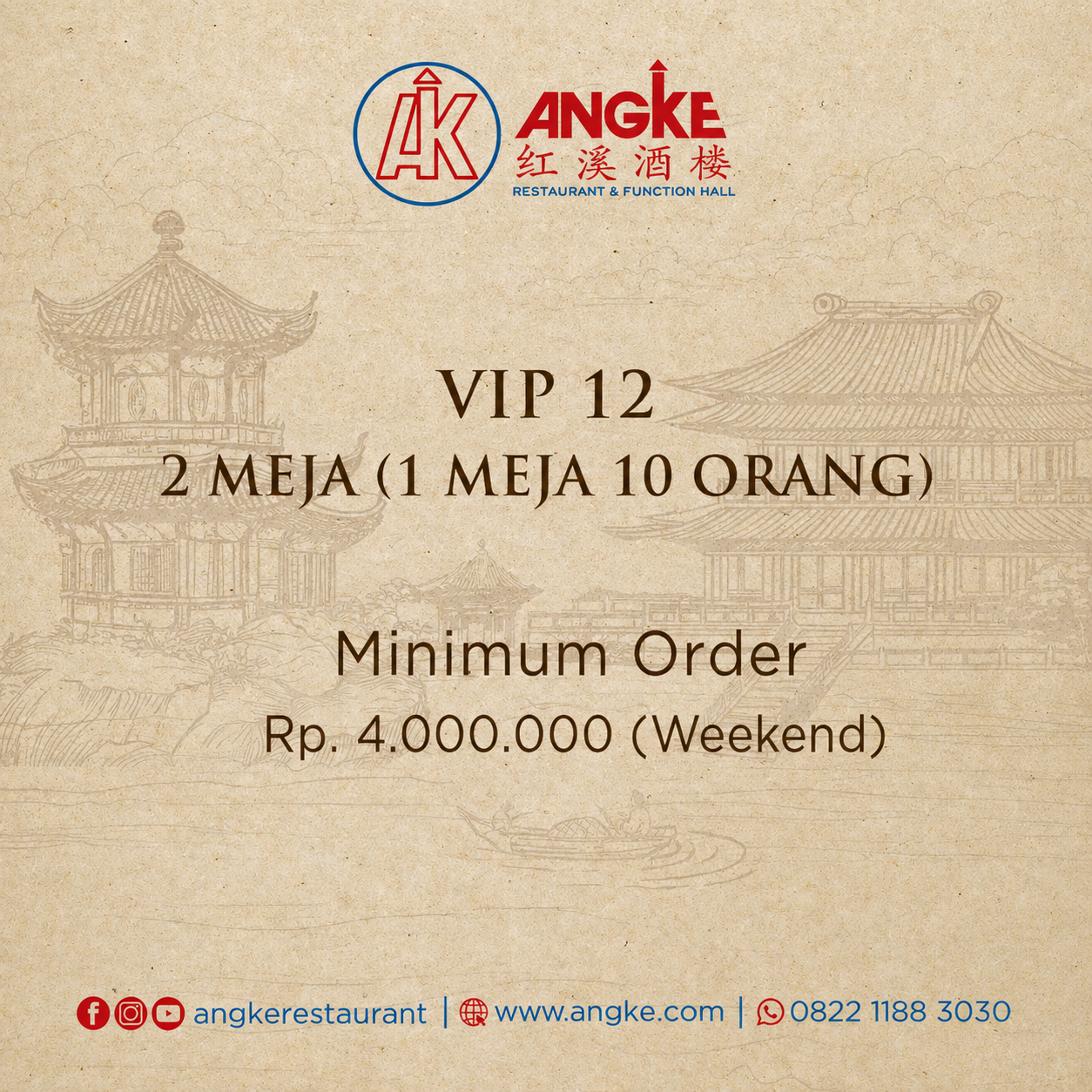 vip 12 ( 2 meja / 20 pax ) Image