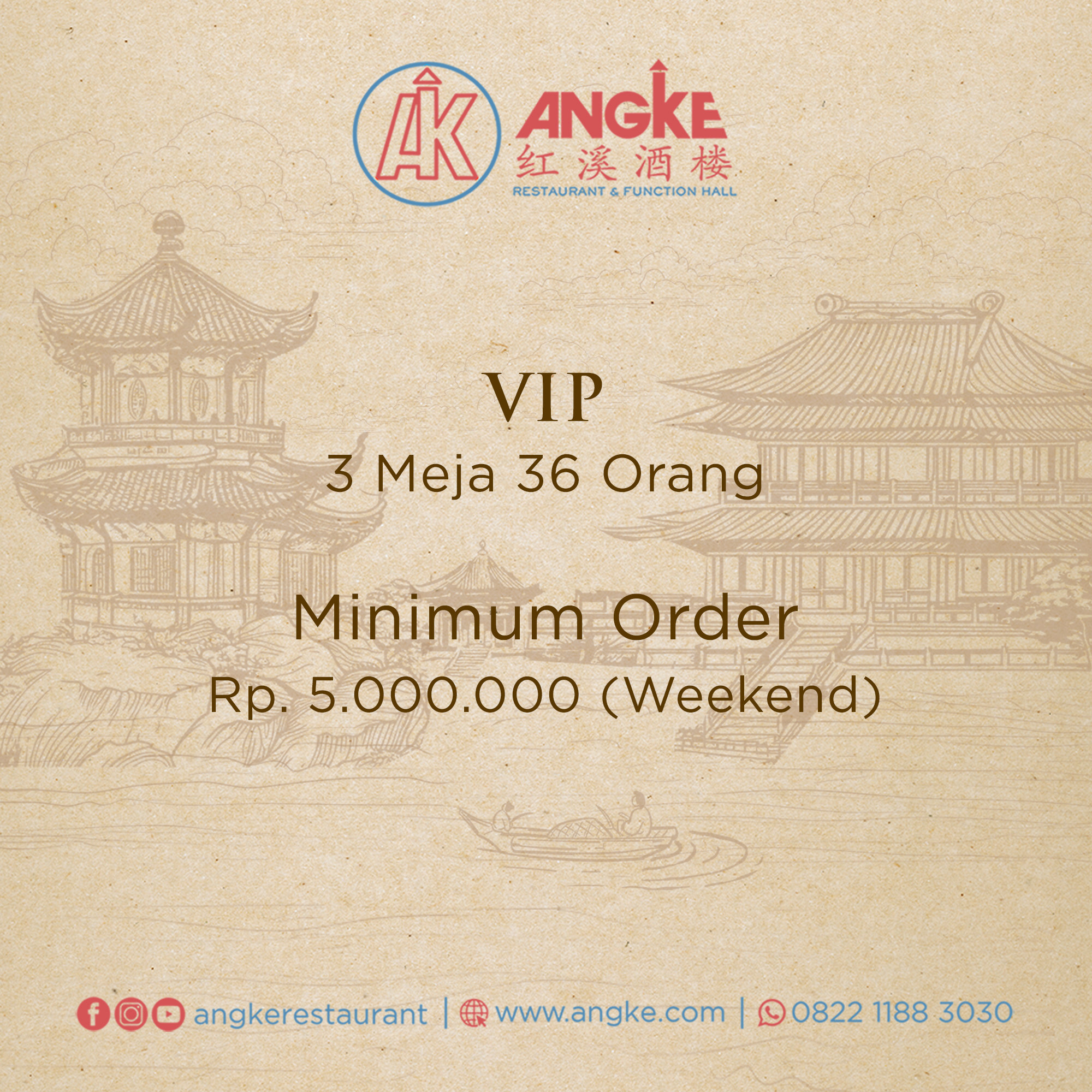 VIP room ( 3 meja / 30 pax ) Image