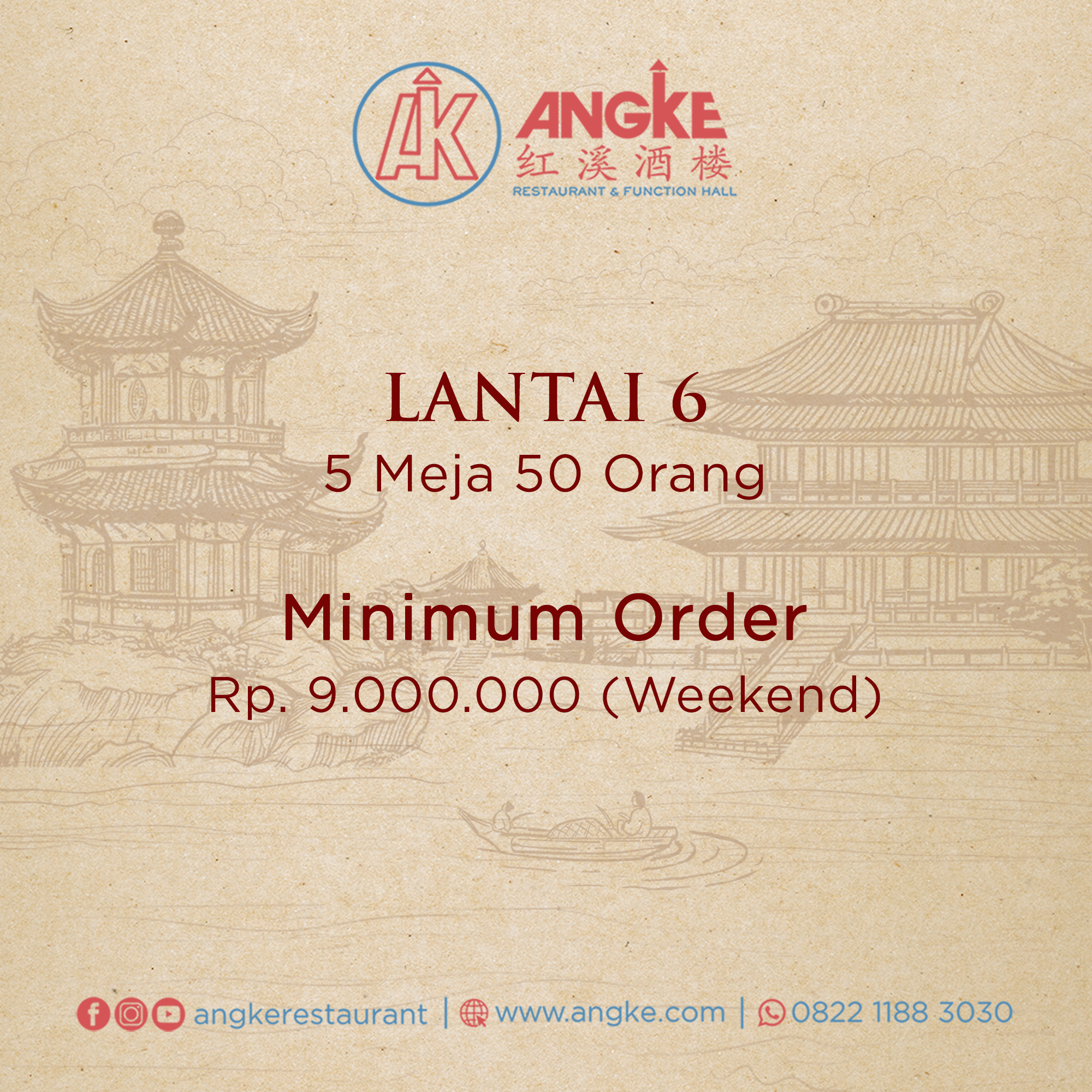 VIP Lt 6 ( 5 meja / 50 pax ) Image