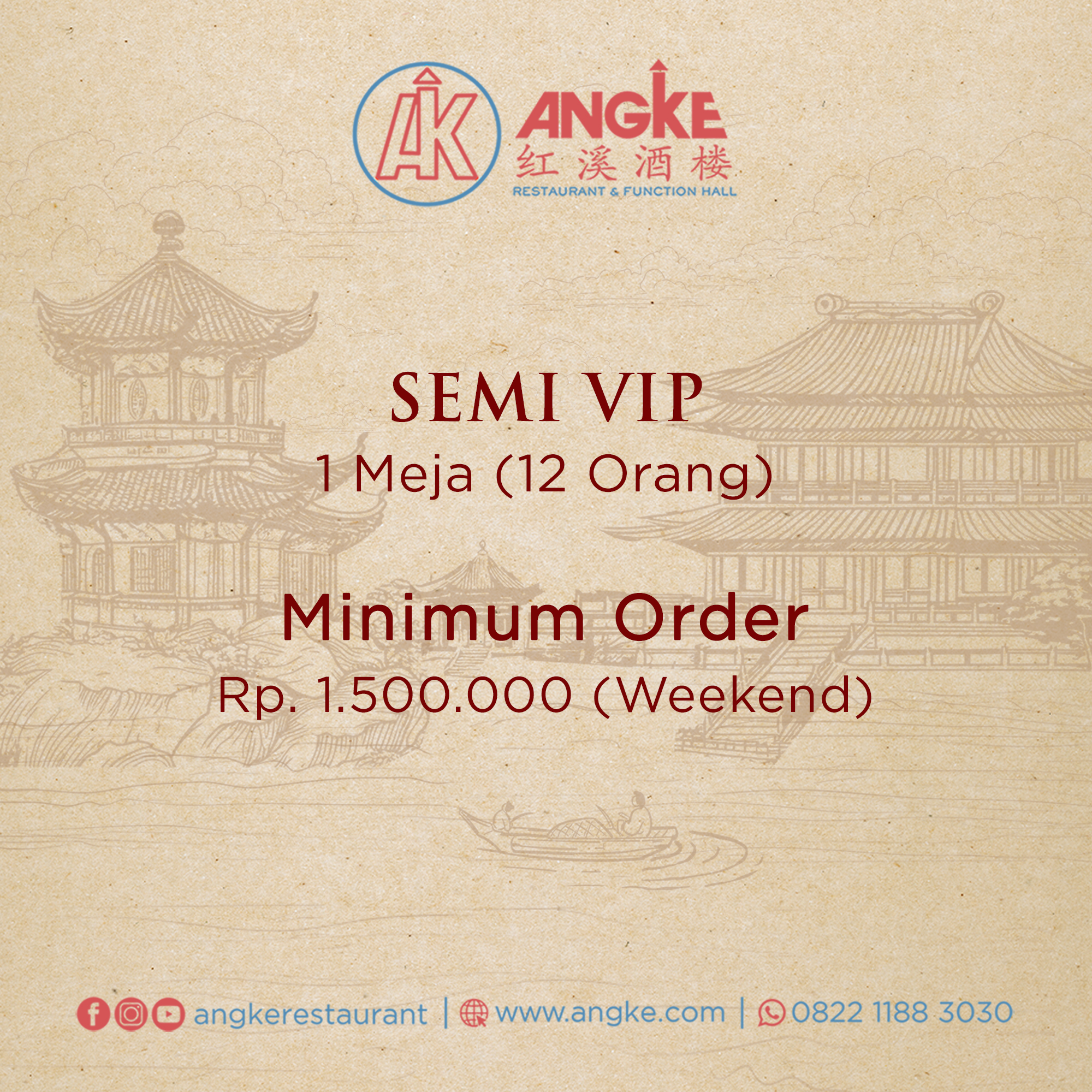 Semi VIP ( 1 meja / 12 pax ) Image