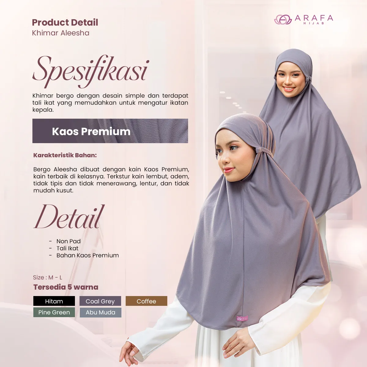 Khimar Aleesha 2