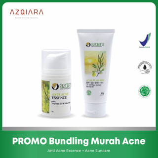 AZQIARA Bundling Murah Anti Acne Essence + Acne Suncare