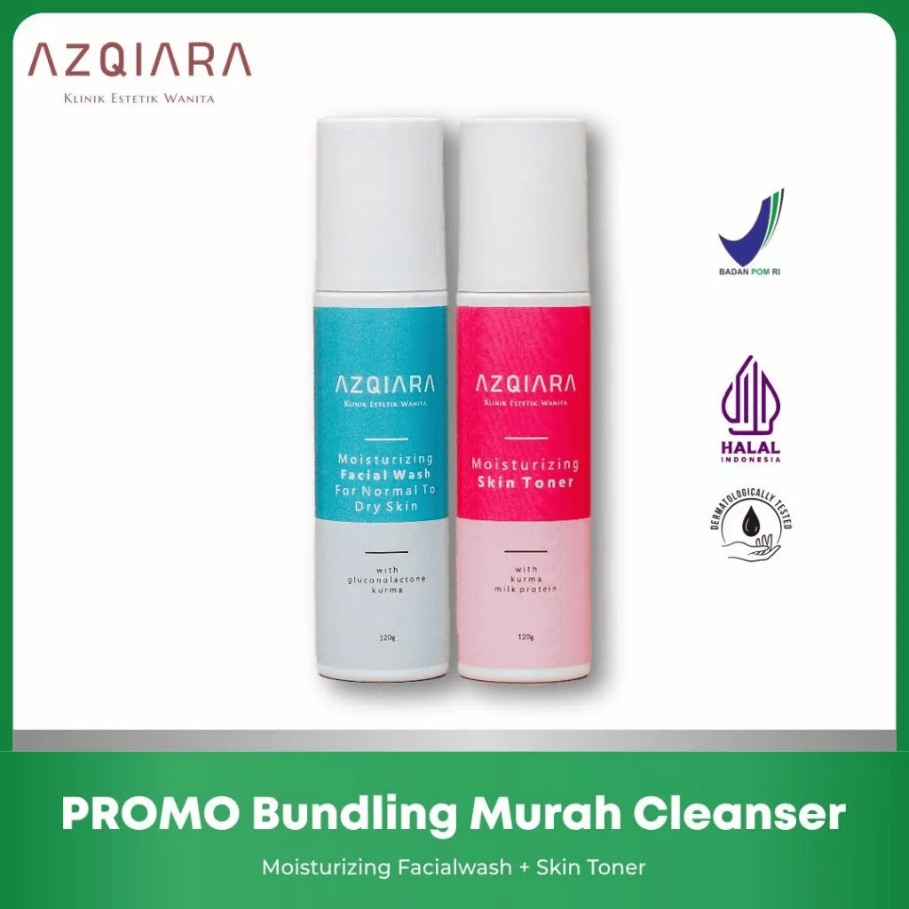 AZQIARA Promo Bundling Murah Cleanser