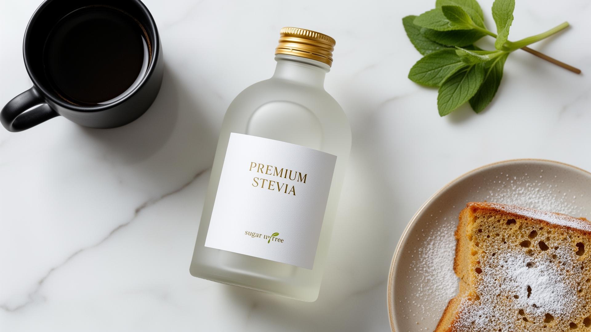 Stevia PureLeaf premium product flat lay