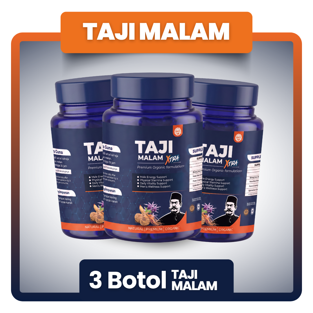 PAKEJ - 3 BOTOL - TAJI MALAM