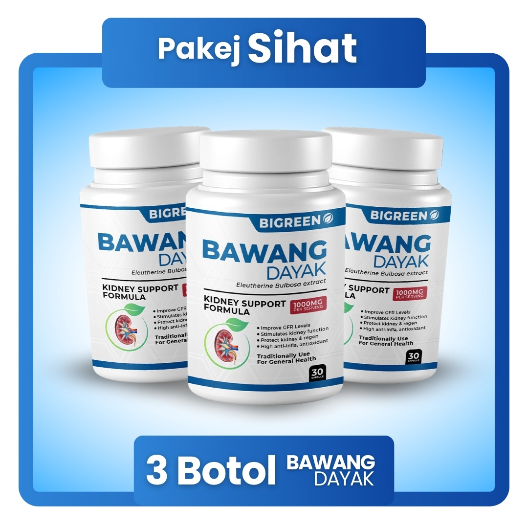 PAKEJ -3  BOTOL - BAWANG DAYAK (A)