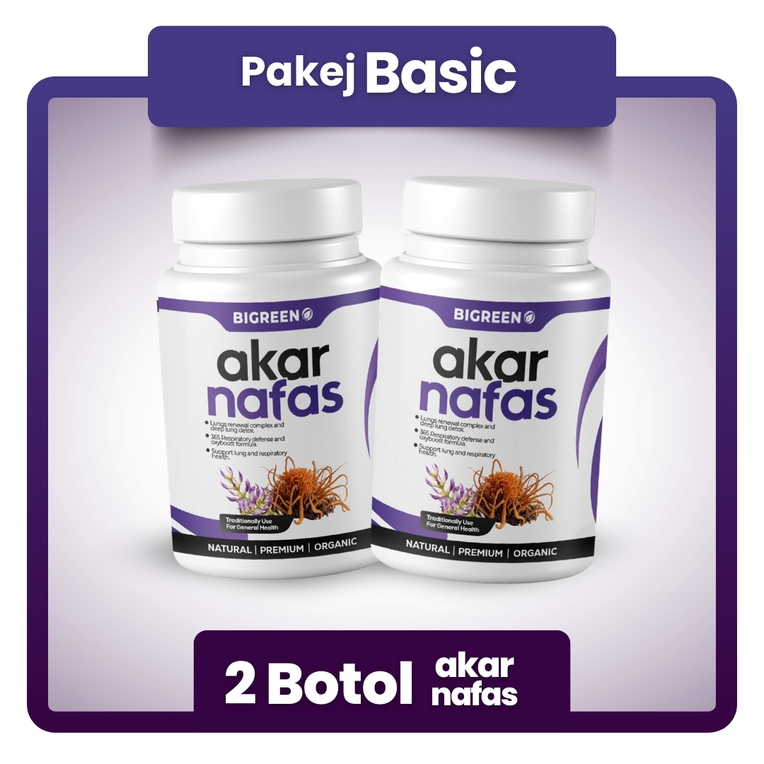 PAKEJ - 2 BOTOL - AKAR NAFAS