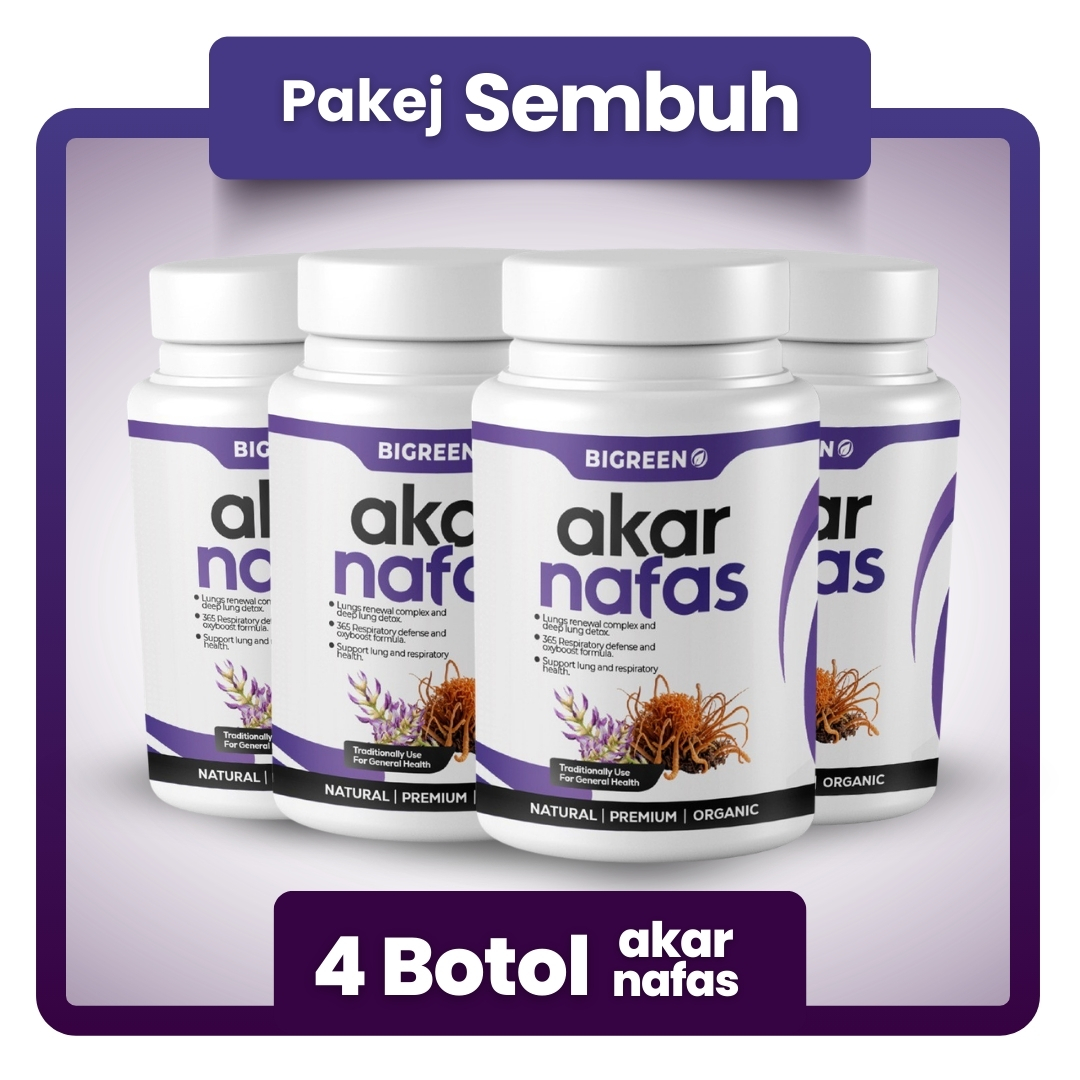 PAKEJ - 4 BOTOL - AKAR NAFAS