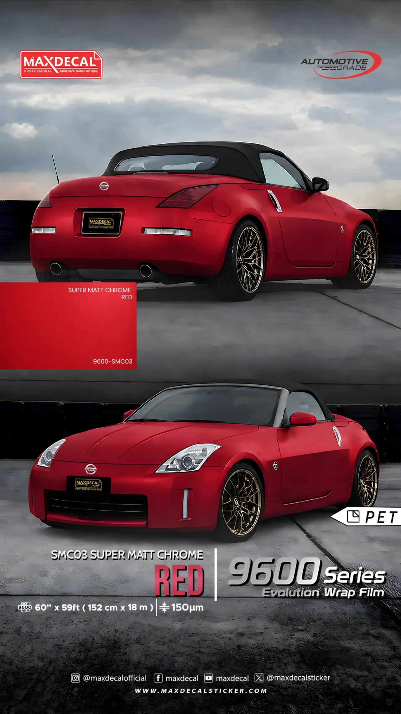 9600-SMC03 Super Matt Chrome Red-2