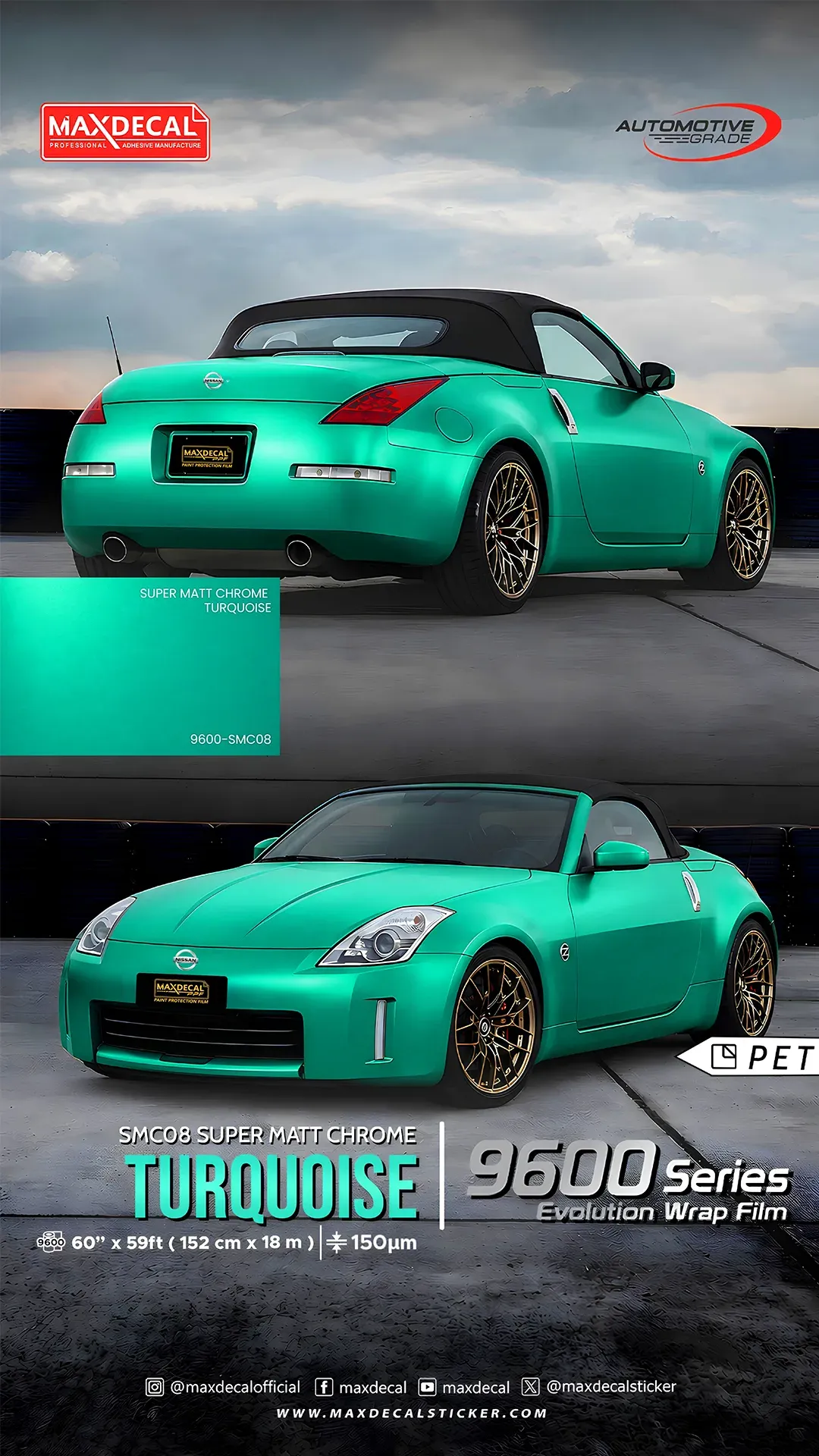 9600-SMC08 Super Matt Chrome Turquoise-2