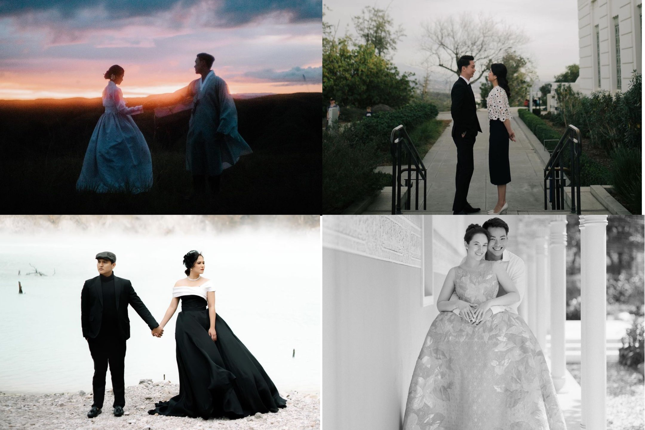 Inspirasi Foto Prewedding Outdoor dari Public Figur Indonesia