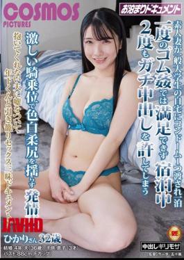 Mosaic HAWA-362 An Amateur Wife Is Given One Condom At The Home Of An Ordinary College Student, But She Is Not Satisfied With Just One Condom And Allows Him To Cum Inside Her Twice During Her Stay. A Horny Wife, Hikari, 32 Years Old, Shakes Her Fair, Soft Ass In A Fierce Cowgirl Position.