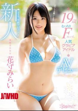 Mosaic KAWD-827 A Rookie!Kawaii * Exclusive Debut  Excavation Pretty Girl Hiramori Mirai 19 Years Old Popular Gravure Idol AV Debut Of Tight Cup F Cup