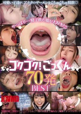 Mosaic MIZD-376 After All...I Love Girls Who Drink Sperm! Gulp! 70 Cum Shots BEST