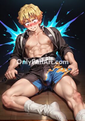 Vol 12 – Zenitsu Agatsuma inspired fanart