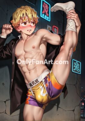 Vol 12 – Zenitsu Agatsuma inspired fanart