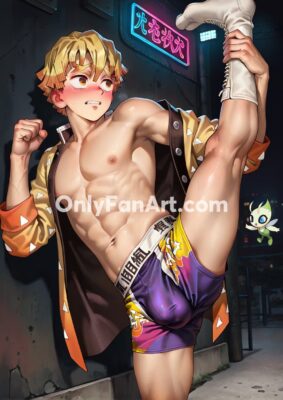 Vol 12 – Zenitsu Agatsuma inspired fanart