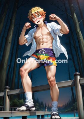Vol 12 – Zenitsu Agatsuma inspired fanart