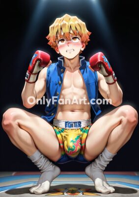 Vol 11 – Zenitsu Agatsuma inspired fanart