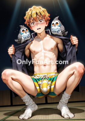 Vol 10 – Zenitsu Agatsuma inspired fanart