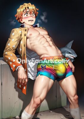 Vol 10 – Zenitsu Agatsuma inspired fanart