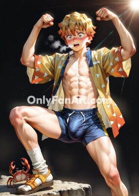 Vol 10 – Zenitsu Agatsuma inspired fanart