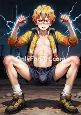 Vol 10 – Zenitsu Agatsuma inspired fanart