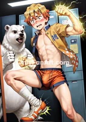Vol 10 – Zenitsu Agatsuma inspired fanart