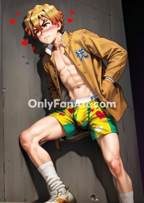 Vol 9 – Zenitsu Agatsuma inspired fanart