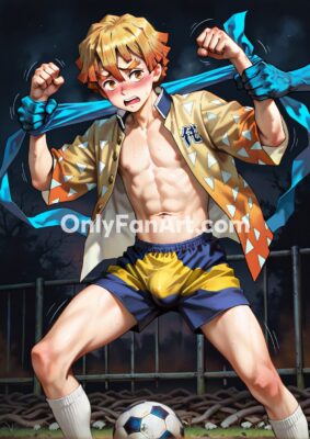 Vol 9 – Zenitsu Agatsuma inspired fanart