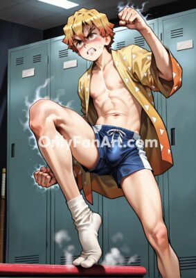Vol 9 – Zenitsu Agatsuma inspired fanart