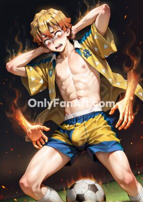 Vol 9 – Zenitsu Agatsuma inspired fanart